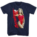 Baywatch-Electra-Fying-Navy Adult S/S Tshirt - Coastline Mall