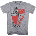 Baywatch-Two Tone-Gray Heather Adult S/S Tshirt - Coastline Mall