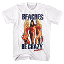Baywatch-Beaches #C-White Adult S/S Tshirt - Coastline Mall