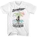 Baywatch-Beach-White Adult S/S Tshirt - Coastline Mall