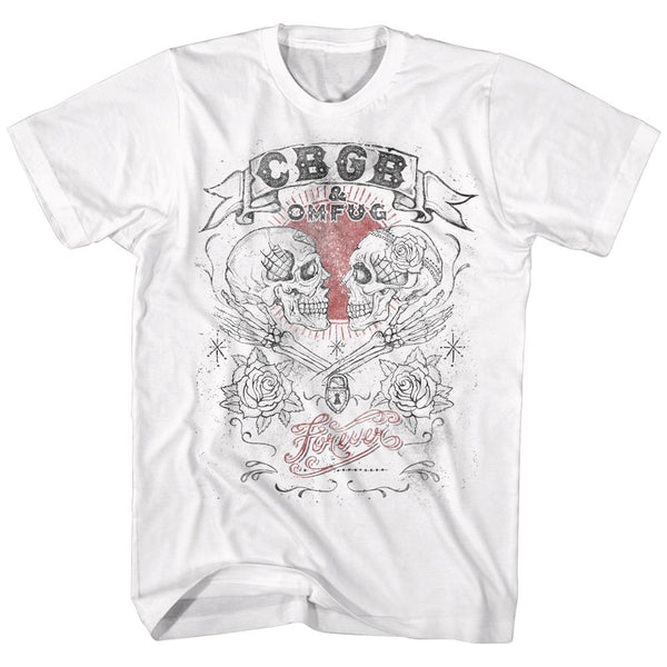 Cbgb-Forever-White Adult S/S Tshirt - Coastline Mall