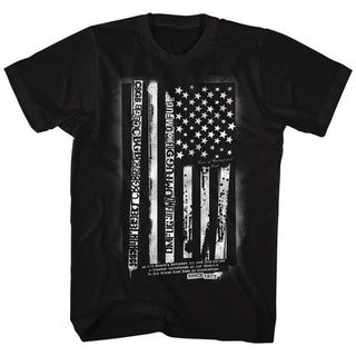 Cbgb-Flag-Black Adult S/S Tshirt - Coastline Mall