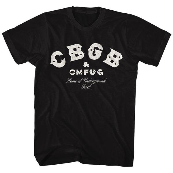 Cbgb-Logo-Black Adult S/S Tshirt - Coastline Mall