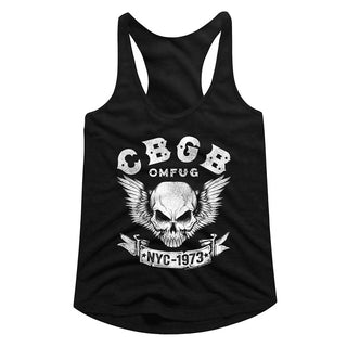 Cbgb-Ceebgeeb-Black Ladies Racerback - Coastline Mall