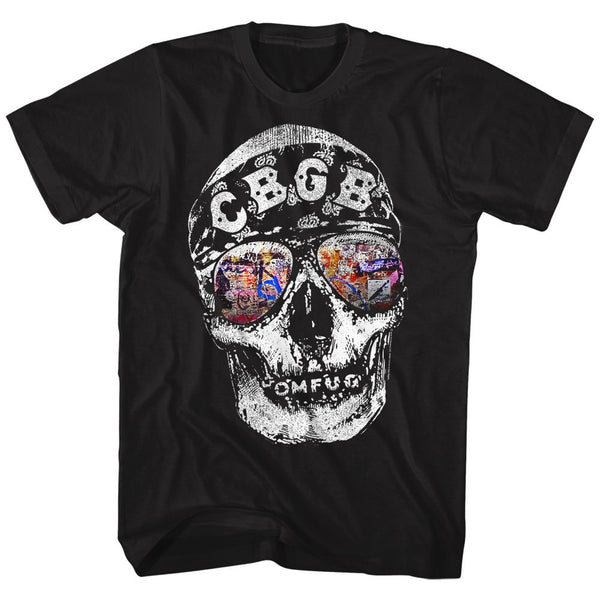 Cbgb-Reflection-Black Adult S/S Tshirt - Coastline Mall