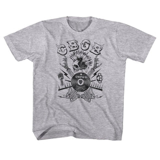 Cbgb-Spinetars-Gray Heather Toddler-Youth S/S Tshirt - Coastline Mall