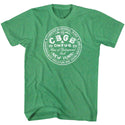 Cbgb-Cbgb Circle-Kelly Heather Adult S/S Tshirt - Coastline Mall