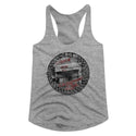 Cbgb-Circle Scene-Gray Heather Ladies Racerback - Coastline Mall