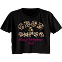 Cbgb-Leopard Logo-Black Ladies S/S Festival Cali Crop - Coastline Mall