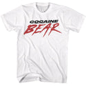 Cocaine Bear-Cocaine Bear Movie Logo Light-White Adult S/S Tshirt