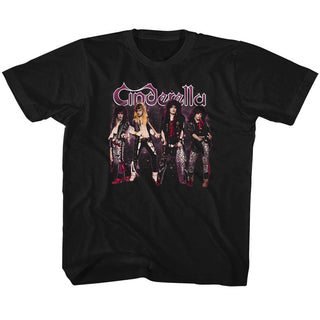 Cinderella-Band Stands-Black Toddler-Youth S/S Tshirt - Coastline Mall