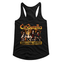 Cinderella-Dudes Forever-Black Ladies  Racerback - Coastline Mall