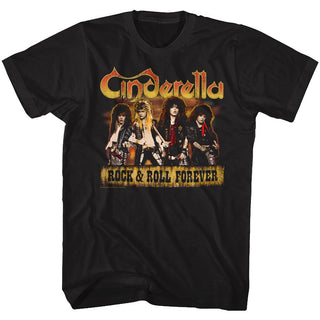 Cinderella-Dudes Forever-Black Adult S/S Tshirt - Coastline Mall