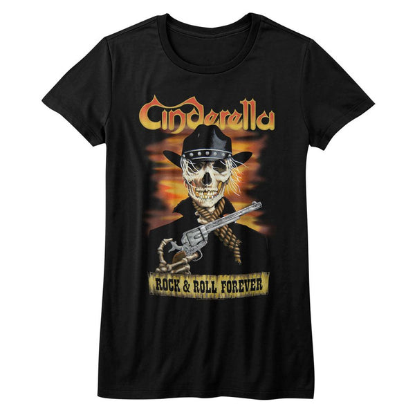 Cinderella-Skelerella-Black Ladies S/S Tshirt - Coastline Mall