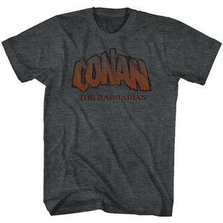 Conan-Conan The Barbarian-Black Heather Adult S/S Tshirt - Coastline Mall