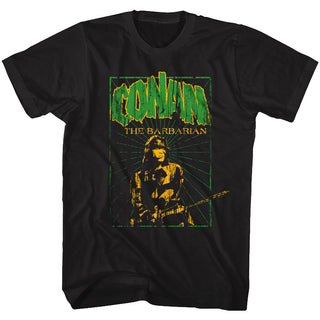 Conan-In The Green-Black Adult S/S Tshirt - Coastline Mall