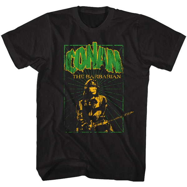 Conan-In The Green-Black Adult S/S Tshirt - Coastline Mall