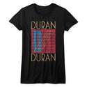 Duran Duran-Logo-Black Ladies S/S Tshirt - Coastline Mall