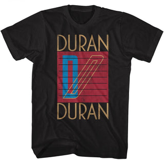 Duran Duran-Logo-Black Adult S/S Tshirt - Coastline Mall