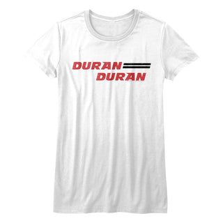 Duran Duran-Duran Duran-White Ladies S/S Tshirt - Coastline Mall