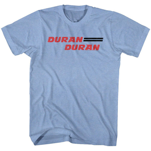 Duran Duran-Duran Duran-Light Blue Heather Adult S/S Tshirt - Coastline Mall