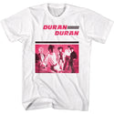 Duran Duran-Pinkduran-White Adult S/S Tshirt - Coastline Mall