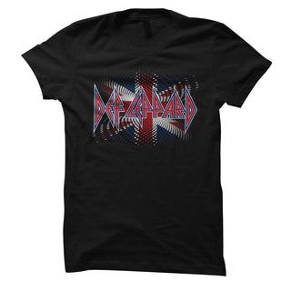 Def Leppard-Brit Ish-Black Ladies S/S Tshirt - Coastline Mall