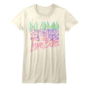 Def Leppard-Love Bites-Vintage White Ladies S/S Tshirt - Coastline Mall