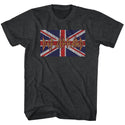 Def Leppard-Def Leppard Flag-Graphite Heather Adult S/S Tshirt - Coastline Mall
