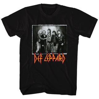 Def Leppard-World Tour-Black Adult S/S Tshirt - Coastline Mall