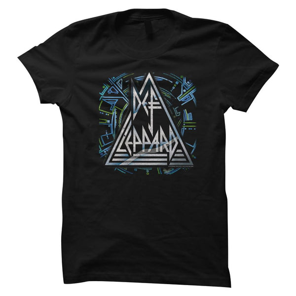 Def Leppard-Histeric Logo-Black Ladies S/S Tshirt - Coastline Mall