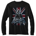 Def Leppard-Jacked Up-Black Adult L/S Tshirt - Coastline Mall