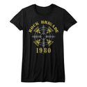 Def Leppard-Rock Brigade-Black Ladies S/S Tshirt - Coastline Mall