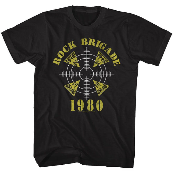 Def Leppard-Rock Brigade-Black Adult S/S Tshirt - Coastline Mall