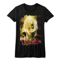 Devil May Cry-Grunge Stare-Black Ladies S/S Tshirt - Coastline Mall