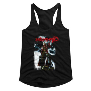 Devil May Cry-Dante's Awakening (Dmc 3)-Black Ladies Racerback - Coastline Mall