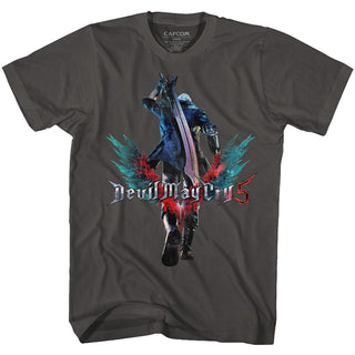 Devil May Cry-Neroback-Smoke Adult S/S Tshirt - Coastline Mall