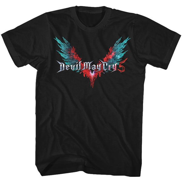Devil May Cry-Logotees-Black Adult S/S Tshirt - Coastline Mall