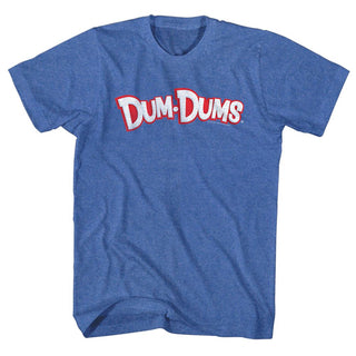 Dum Dums-Logo-Royal Heather Adult S/S Tshirt - Coastline Mall