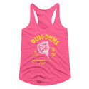 Dum Dums-World's Best Pop-Hot Pink Ladies  Racerback - Coastline Mall