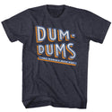 Dum Dums-Stacked Dum-Navy Heather Adult S/S Tshirt - Coastline Mall