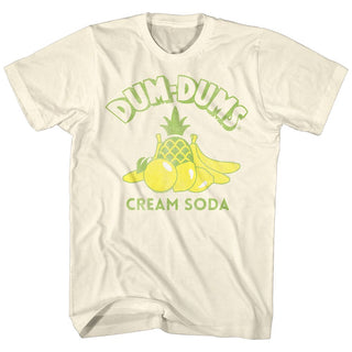 Dum Dums-Creamsoda-Natural Adult S/S Tshirt - Coastline Mall