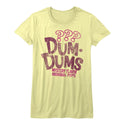 Dum Dums-Mystery-Yellow Heather Juniors S/S Tshirt - Coastline Mall