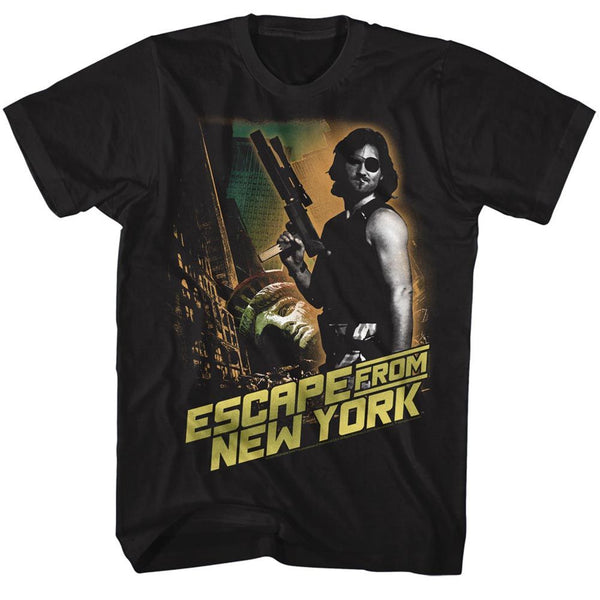 Escape From New York-Escape From New York-Black Adult S/S Tshirt - Coastline Mall