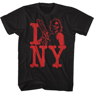 Escape From New York-I Snake NY-Black Adult S/S Tshirt - Coastline Mall