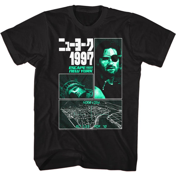 Escape From New York-New York 1997-Black Adult S/S Tshirt - Coastline Mall