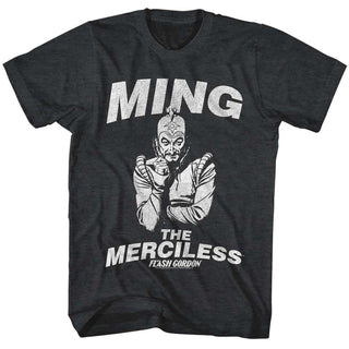 Flash Gordon-Merciless-Black Heather Adult S/S Tshirt - Coastline Mall