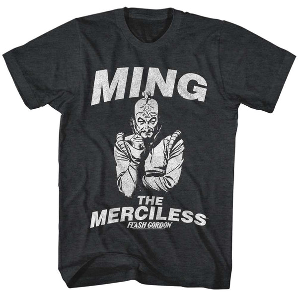 Flash Gordon-Merciless-Black Heather Adult S/S Tshirt - Coastline Mall