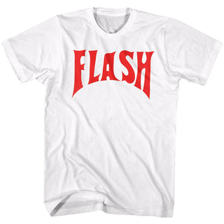 Flash Gordon-Flash Front Only-White Adult S/S Tshirt - Coastline Mall