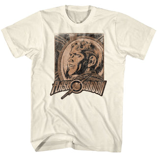 Flash Gordon-Shocking-Natural Adult S/S Tshirt - Coastline Mall